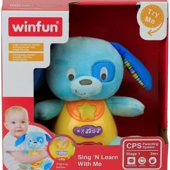 Winfun Μελωδικό – Εκπαιδευτικό Σκυλάκι Blueberry Pup Sing And Learn With Me (0686-NL) -Επιτραπέζια παιχνίδια & κάρτες Εκπτώσεις 403245 1