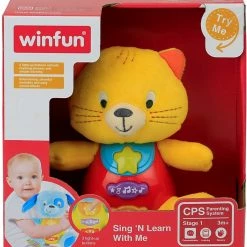 Winfun Μελωδικό – Εκπαιδευτικό Γατάκι Kelsey Cat Sing And Learn With Me (0685-NL)