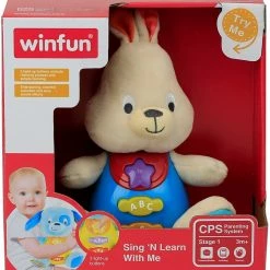 Winfun Μελωδικό – Εκπαιδευτικό Κουνελάκι Bouncy Bunny Sing And Learn With Me (0687-NL) -Επιτραπέζια παιχνίδια & κάρτες Εκπτώσεις 403247 1