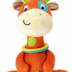Winfun Κουδουνίστρα Καμηλοπάρδαλη Patch The Giraffe Hand, Rattle, Squeakers, Crinkle With Sound (0117-NI) -Επιτραπέζια παιχνίδια & κάρτες Εκπτώσεις 403260 1
