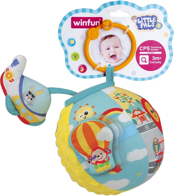 Winfun Μαλακή Μπάλα Lil’ Traveller Activity Ball (0268-NL) 4 Winfun Μαλακή Μπάλα Lil’ Traveller Activity Ball (0268-NL) - Image 2