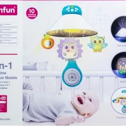 Winfun Μελωδικό Περιστρεφόμενο 3 Σε 1 Night Time Projector Mobile (720005-NL) -Επιτραπέζια παιχνίδια & κάρτες Εκπτώσεις 403273 3
