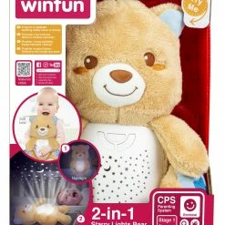 Winfun Αρκουδάκι Ζωάκι Αγκαλίτσας Και Προβολέας Starry Lights Bear (0825-NL) -Επιτραπέζια παιχνίδια & κάρτες Εκπτώσεις 403275 1