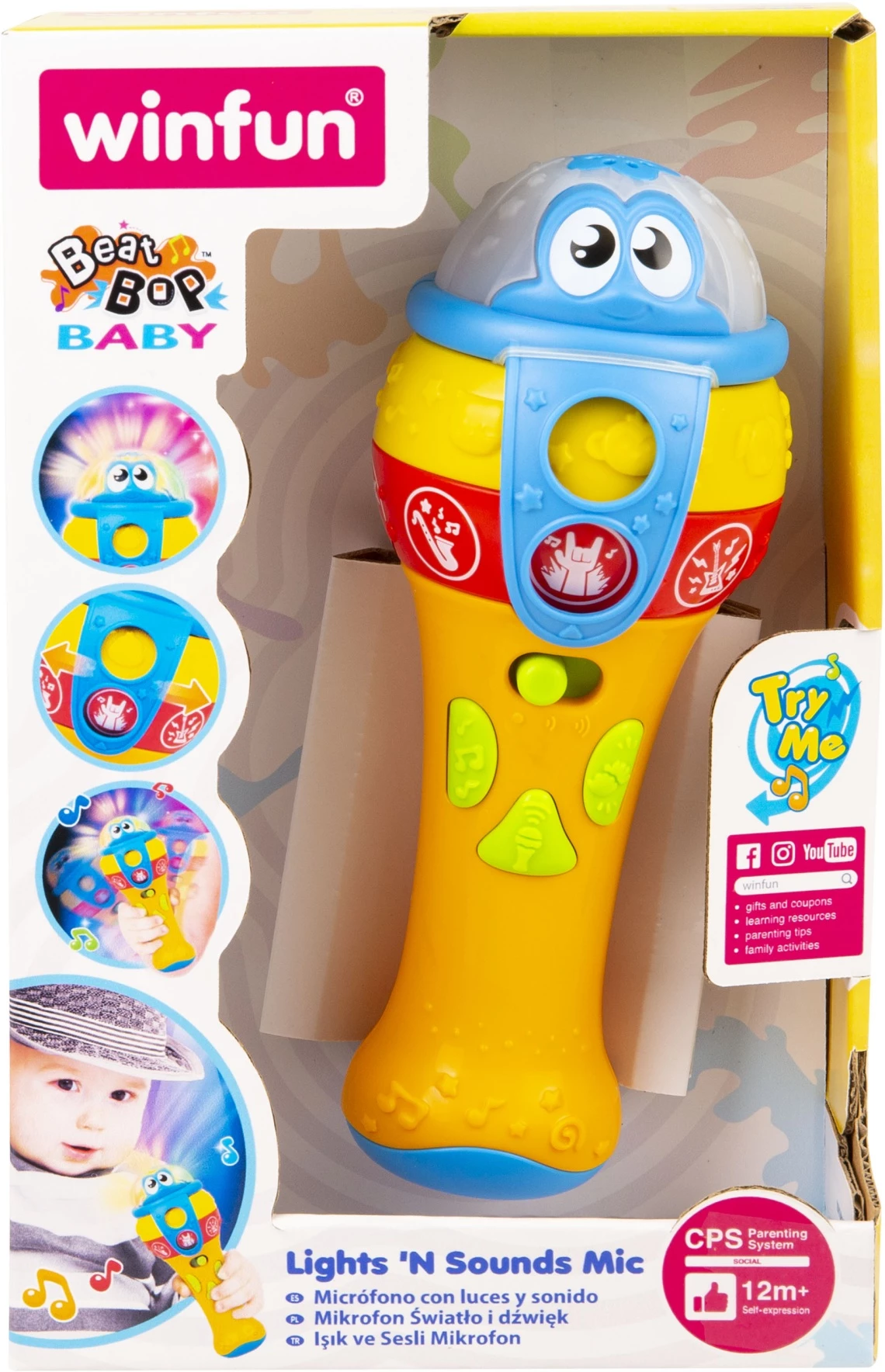 Winfun Μικρόφωνο Lights ‘N Sound Mic (1803-NL) 4 Winfun Μικρόφωνο Lights ‘N Sound Mic (1803-NL) - Image 2