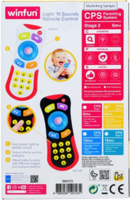 Winfun Τηλεχειριστήριο Με Φώτα Και Μουσική Light N’ Sound Remote Control (0723B-NL) 5 Winfun Τηλεχειριστήριο Με Φώτα Και Μουσική Light N’ Sound Remote Control (0723B-NL) - Image 3