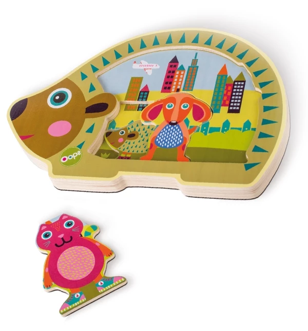 Ξυλινο Παζλ Oops Easy Puzzle Πολη (49109) 3 Ξυλινο Παζλ Oops Easy Puzzle Πολη (49109)