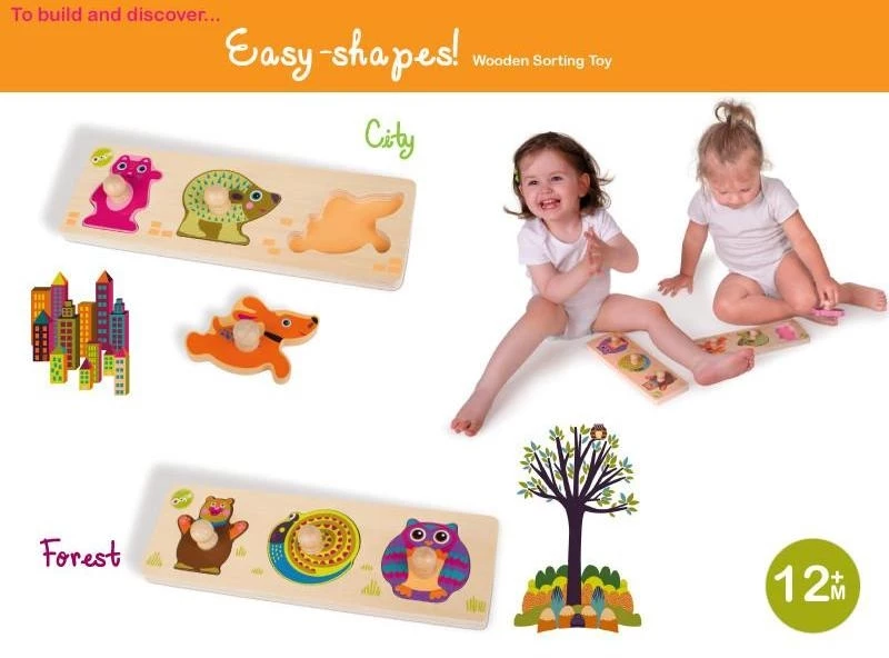 Ξυλινο Παιχνιδι Oops Easy Shapes Σε 2 Σχεδια (49110) 5 Ξυλινο Παιχνιδι Oops Easy Shapes Σε 2 Σχεδια (49110) - Image 3