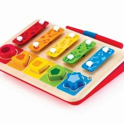Hape Ξυλινα Ξυλοφωνο – Πιανακι Και Παζλ (E0334A) -Επιτραπέζια παιχνίδια & κάρτες Εκπτώσεις 675572 1