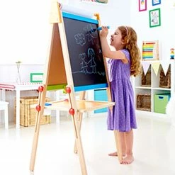 Hape Ξυλινος Πινακας Καλλιτεχνιας – All In One Easel (E1010) -Επιτραπέζια παιχνίδια & κάρτες Εκπτώσεις 675573 1