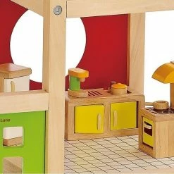 Hape Ξύλινο Μεγάλο Επιπλωμένο Σπίτι 36 Τμχ (E3401) -Επιτραπέζια παιχνίδια & κάρτες Εκπτώσεις 675594 2