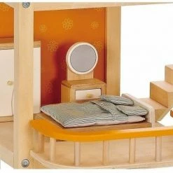 Hape Ξύλινο Μεγάλο Επιπλωμένο Σπίτι 36 Τμχ (E3401) -Επιτραπέζια παιχνίδια & κάρτες Εκπτώσεις 675594 3