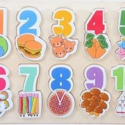 Blue Toys Παζλ Ξυλινο Αριθμοι (MKI480383)