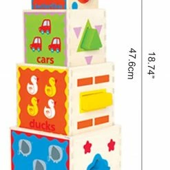 Hape Ξυλινη Πυραμιδα Με Κυβους (Ε0413) -Επιτραπέζια παιχνίδια & κάρτες Εκπτώσεις 676267 3