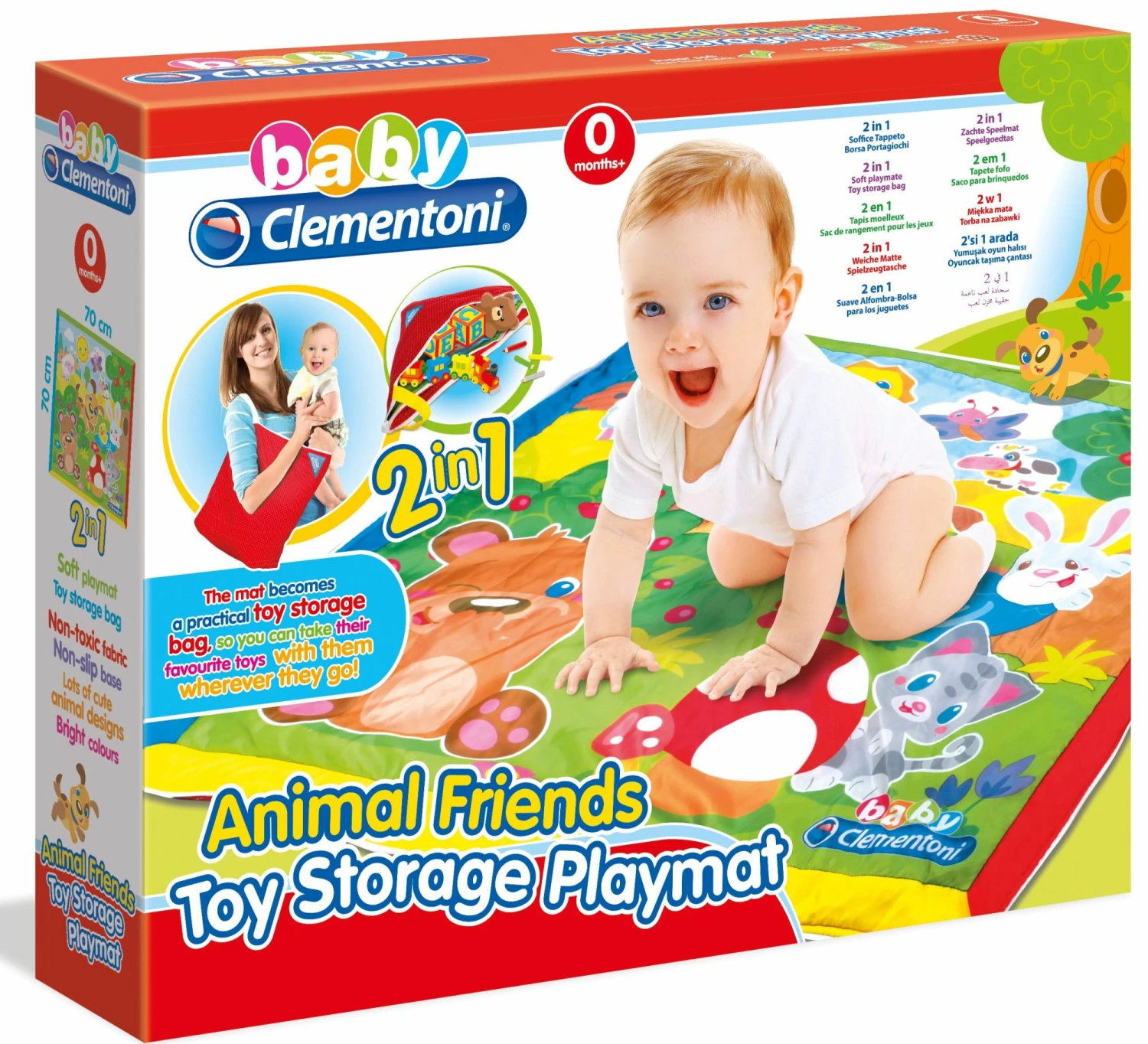 Baby Clementoni Παπλωμα Με Ζωακια Φιλαρακια (1000-17131) 3 Baby Clementoni Παπλωμα Με Ζωακια Φιλαρακια (1000-17131)