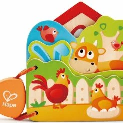 Hape Ξυλινα Baby’S Farm Animal Book Βιβλιαρακι Φαρμας (E0046A) -Επιτραπέζια παιχνίδια & κάρτες Εκπτώσεις 683028 1