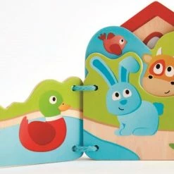 Hape Ξυλινα Baby’S Farm Animal Book Βιβλιαρακι Φαρμας (E0046A) -Επιτραπέζια παιχνίδια & κάρτες Εκπτώσεις 683028 1