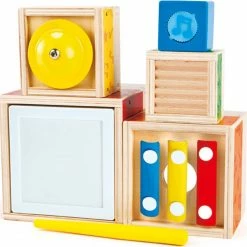 Hape Ξυλινα Stacking Music Set Διαδραστικη Πυραμιδα Και Δημιουργος Ηχων (E0336) -Επιτραπέζια παιχνίδια & κάρτες Εκπτώσεις 683029 1