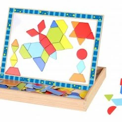 Tooky Toy Ξυλινος Μαγνητικος Πινακας Σχηματα (TKF027) -Επιτραπέζια παιχνίδια & κάρτες Εκπτώσεις 683330 1