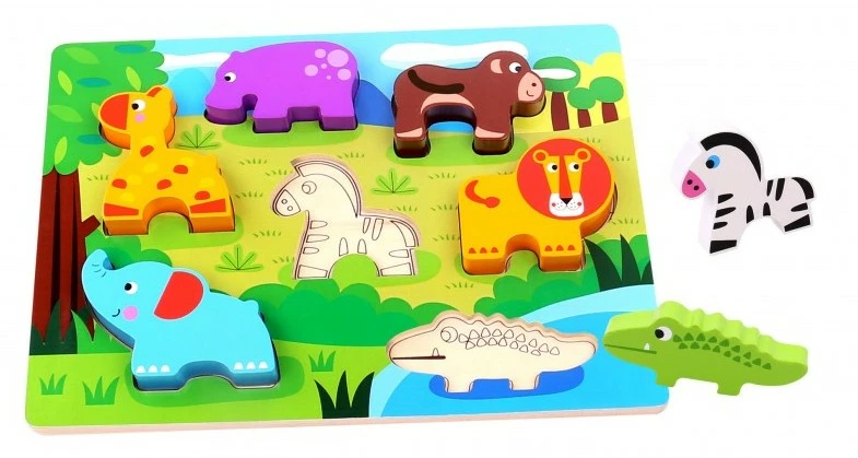 Tooky Toy Ξυλινο Σφηνωματα Ζωα Της Ζουγκλας (TKC394) 3 Tooky Toy Ξυλινο Σφηνωματα Ζωα Της Ζουγκλας (TKC394)