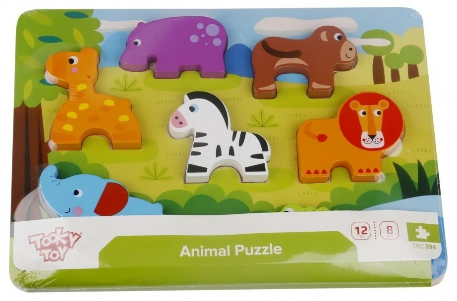 Tooky Toy Ξυλινο Σφηνωματα Ζωα Της Ζουγκλας (TKC394) 4 Tooky Toy Ξυλινο Σφηνωματα Ζωα Της Ζουγκλας (TKC394) - Image 2