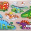 Blue Toys Παζλ Ξυλινο Ζωακια Δεινοσαυροι (MKI360098) -Επιτραπέζια παιχνίδια & κάρτες Εκπτώσεις 684977