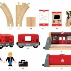 Brio World Σετ Μετρο (33513) -Επιτραπέζια παιχνίδια & κάρτες Εκπτώσεις 685373 3