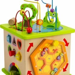 Hape Ξύλινα Μεγάλος Κύβος Δραστηριοτήτων Με 5 Διαδραστικές Πλευρές (E1810) -Επιτραπέζια παιχνίδια & κάρτες Εκπτώσεις 685568 1