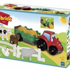 Ecoiffier Abrick Fast Car Tractor With Trailer – Σετ Αυτοκινητου Και Αγροτικων Ζωων (3348) -Επιτραπέζια παιχνίδια & κάρτες Εκπτώσεις 685655 1