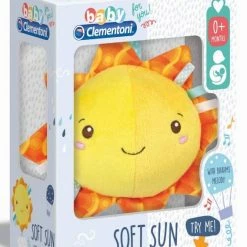 Baby Clementoni Βρεφικο Μουσικο Χνουδωτο Κρεμαστο Ηλιος (1000-17270)