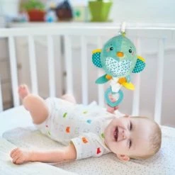 Baby Clementoni Βρεφικο Μουσικο Χνουδωτο Κρεμαστο Πουλακι (1000-17269) -Επιτραπέζια παιχνίδια & κάρτες Εκπτώσεις 685804 2