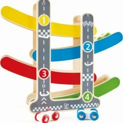 Hape Ξυλινα Ξυλινη Πιστα Ταχυτητας Με Δυο Αυτοκινητακια (E0438) -Επιτραπέζια παιχνίδια & κάρτες Εκπτώσεις 685927 1