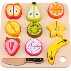 Tooky Toy Tooky Του Ξυλινο Παζλ Σφηνωματα Φρουτα Και Δισκος Κοπης (TL040) -Επιτραπέζια παιχνίδια & κάρτες Εκπτώσεις 685999 1
