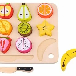 Tooky Toy Tooky Του Ξυλινο Παζλ Σφηνωματα Φρουτα Και Δισκος Κοπης (TL040) -Επιτραπέζια παιχνίδια & κάρτες Εκπτώσεις 685999 2