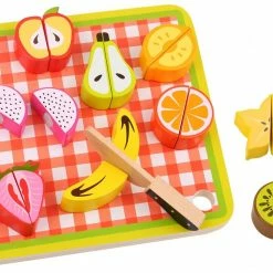 Tooky Toy Tooky Του Ξυλινο Παζλ Σφηνωματα Φρουτα Και Δισκος Κοπης (TL040) -Επιτραπέζια παιχνίδια & κάρτες Εκπτώσεις 685999 3