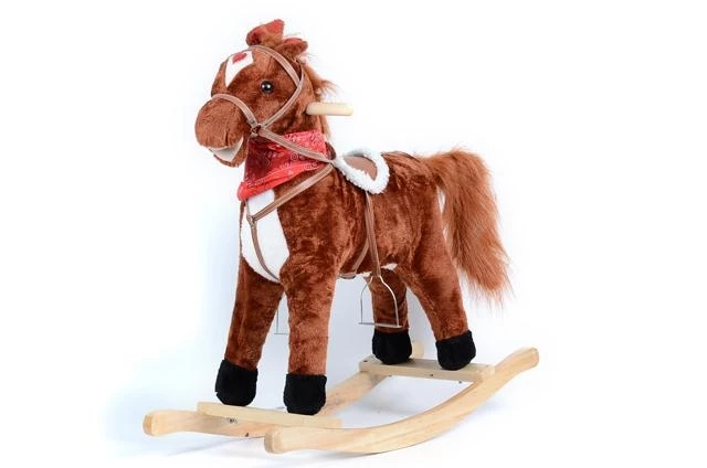 Blue Toys Παιδικό Κουνιστό Αλογάκι Καφέ Σκούρο Χρώμα Με Μαντήλι Και Ήχο (MKE375862) 3 Blue Toys Παιδικό Κουνιστό Αλογάκι Καφέ Σκούρο Χρώμα Με Μαντήλι Και Ήχο (MKE375862)