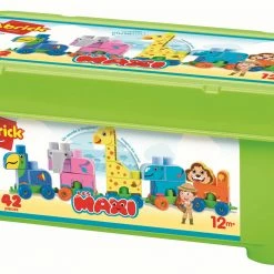 Ecoiffier Τουβλάκια Maxi Abrick Τρένο Ζωολογικού Κήπου 42 Τεμαχίων (7840) -Επιτραπέζια παιχνίδια & κάρτες Εκπτώσεις 688014 1