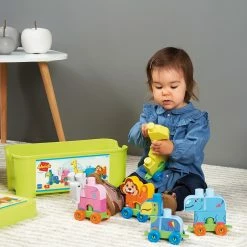 Ecoiffier Τουβλάκια Maxi Abrick Τρένο Ζωολογικού Κήπου 42 Τεμαχίων (7840) -Επιτραπέζια παιχνίδια & κάρτες Εκπτώσεις 688014 2