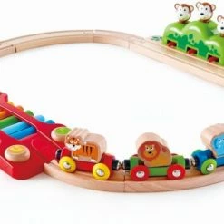 Hape Ξύλινα Μουσικός Σιδηρόδρομος Με Μαϊμουδάκια (E3825) -Επιτραπέζια παιχνίδια & κάρτες Εκπτώσεις 690216 1