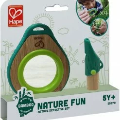 Hape Ξύλινα Σετ Εξερέυνησης Με Σφυρίχτρα Και Καθρέπτη (E5570)