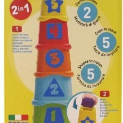 Chicco 2 Σε 1 Πυραμίδα Με κυβάκια (09373-00)