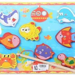 Blue Toys Επιτραπέζιο Παζλ Με Μαγνήτες Ψαράκια (MKK205296)