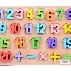 Blue Toys Ξύλινο Παζλ Με Αριθμούς (MKK673890)