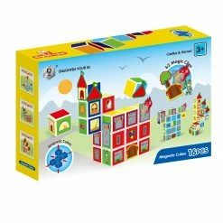 Blue Toys Μαγνητικοί Κύβοι Castles And Homes (MKL827906)