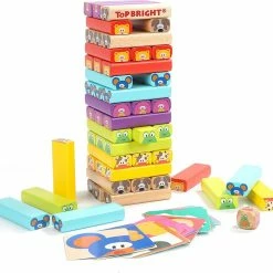 TopBright Ξύλινα Animal Stacking Game (460031)