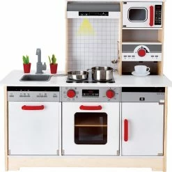 Hape Μεγάλη Επαγγελματική Κουζίνα Με Φώτα Και Ήχους (E3145B) -Επιτραπέζια παιχνίδια & κάρτες Εκπτώσεις 695531 1