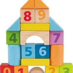 Hape Ξύλινα Τουβλάκια Με Αριθμούς 20 Τεμάχια (E8388)