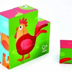 Hape Παζλ Κύβων Τα Ζώα Της Φάρμας (E1618) -Επιτραπέζια παιχνίδια & κάρτες Εκπτώσεις 695538 1
