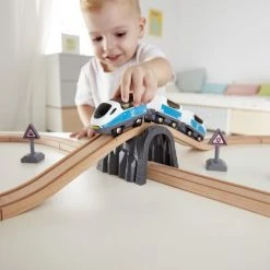 Hape Κλασικός Σιδηρόδρομος Με Σήμανση (E3729A) -Επιτραπέζια παιχνίδια & κάρτες Εκπτώσεις 695539 1