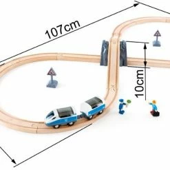 Hape Κλασικός Σιδηρόδρομος Με Σήμανση (E3729A) -Επιτραπέζια παιχνίδια & κάρτες Εκπτώσεις 695539 2