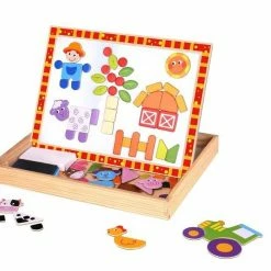 Tooky Toys Ξύλινος Μαγνητικός Πίνακας Φάρμα (TKF014)